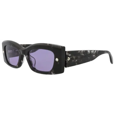 Alexander Mcqueen Unisex Sunglasses In Black