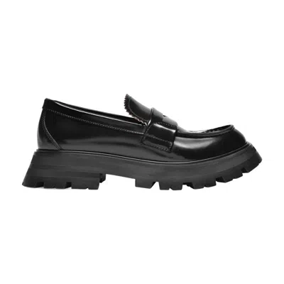 Alexander Mcqueen Upperru Loafers In Black