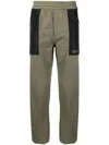 Alexander Mcqueen Jogginghose In Colour-block-optik In Grün