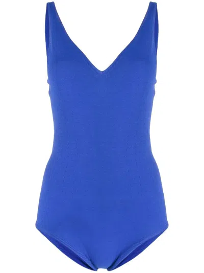 Alexander Mcqueen V-neck Tank Top In Blue