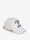 Alexander Mcqueen Embroidered-motif Cotton Cap In White