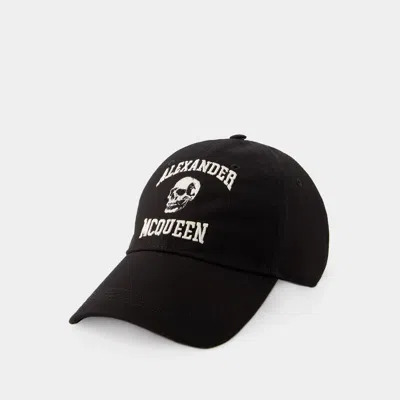 ALEXANDER MCQUEEN ALEXANDER MCQUEEN VARSITY SKULL CAP