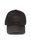 Alexander Mcqueen Men's "varsity Skull" Cap In Black