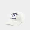 Alexander Mcqueen Embroidered-motif Cotton Cap In White