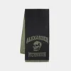 Alexander Mcqueen Varsity Skull Logo Scarf