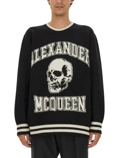 ALEXANDER MCQUEEN ALEXANDER MCQUEEN VARSITY SWEATER