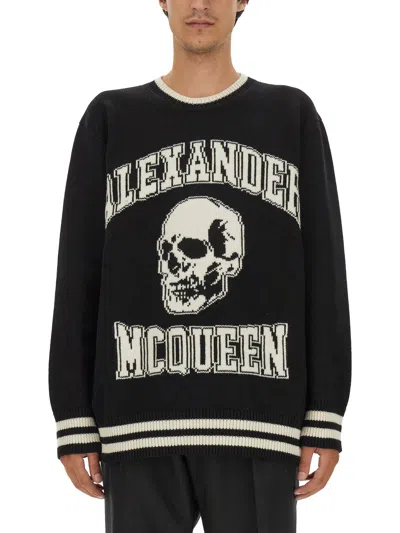 ALEXANDER MCQUEEN VARSITY SWEATER