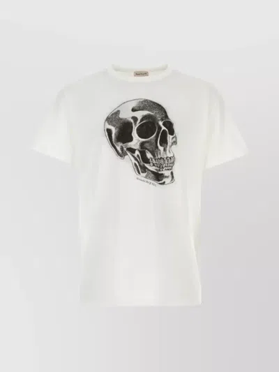 Alexander Mcqueen Versatile Crew Neck T-shirt In Grey