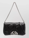 Alexander Mcqueen The Seal Lamb Leather Quilted Cross-body Bag In Black