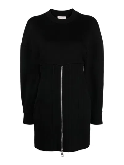 ALEXANDER MCQUEEN VESTIDO CORTO - NEGRO