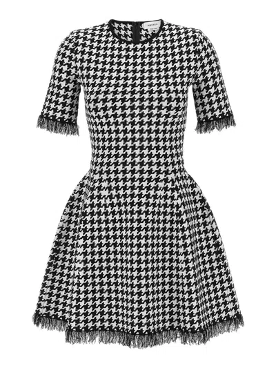 ALEXANDER MCQUEEN VESTIDO MIDI - BLANCO