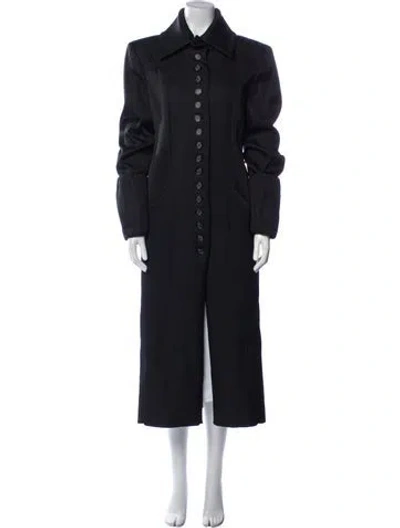 Pre-owned Alexander Mcqueen Vintage 1990's Coat In Black