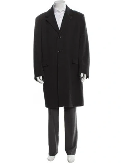 Pre-owned Alexander Mcqueen Vintage 1990's Overcoat In Gray