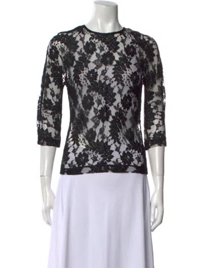 Pre-owned Alexander Mcqueen Vintage 1990's Top In Black