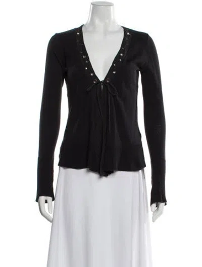 Pre-owned Alexander Mcqueen Vintage 1990's Top In Gray