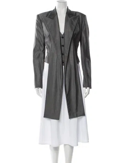 Pre-owned Alexander Mcqueen Vintage 1997 Evening Jacket In Gray