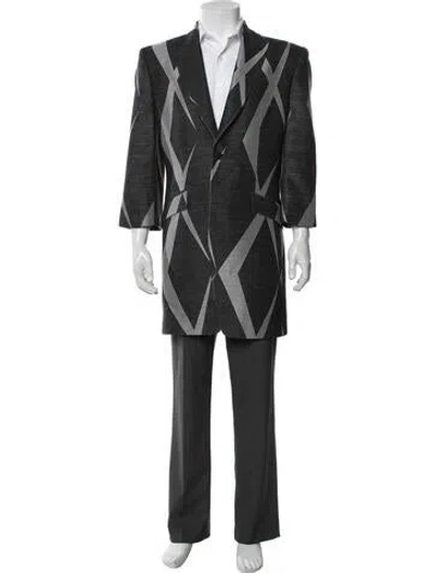 Pre-owned Alexander Mcqueen Vintage 1998 Blazer In Gray