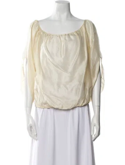 Pre-owned Alexander Mcqueen Vintage 1998 Blouse In Neutral