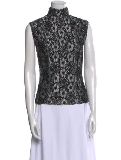 Pre-owned Alexander Mcqueen Vintage 2000 Blouse In Gray