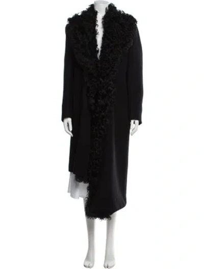 Pre-owned Alexander Mcqueen Vintage 2000 Coat In Black