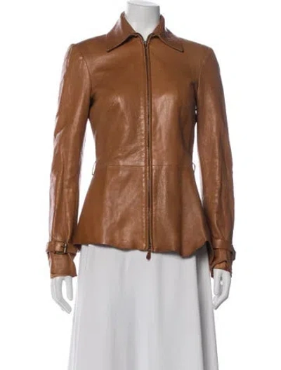 Pre-owned Alexander Mcqueen Vintage 2000's Jacket In Brown