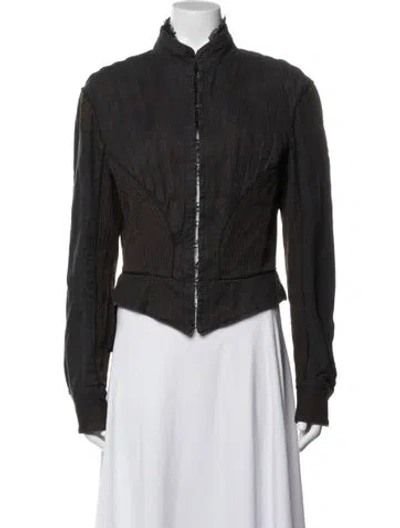 Pre-owned Alexander Mcqueen Vintage 2002 Jacket In Black