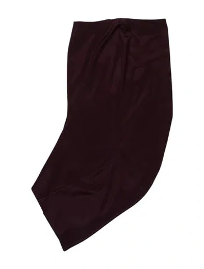 Pre-owned Alexander Mcqueen Vintage 2002 Mini Skirt In Burgundy