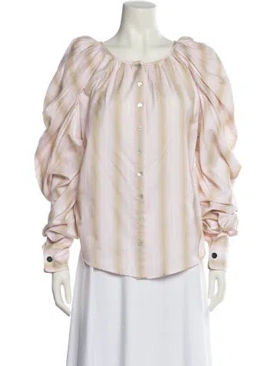 Pre-owned Alexander Mcqueen Vintage 2003 Blouse In Pink
