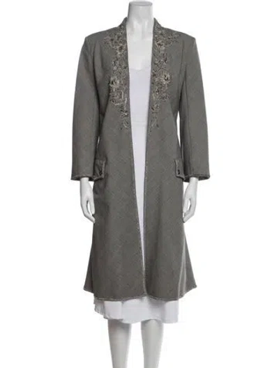 Pre-owned Alexander Mcqueen Vintage 2003 Coat In Grey