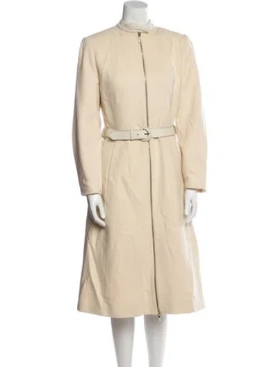 Pre-owned Alexander Mcqueen Vintage 2003 Coat In Neutral