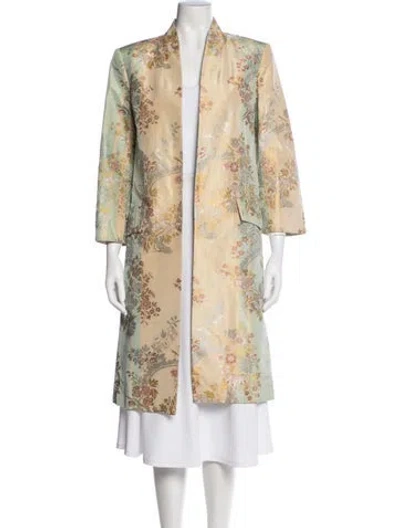 Pre-owned Alexander Mcqueen Vintage 2003 Coat In Neutral