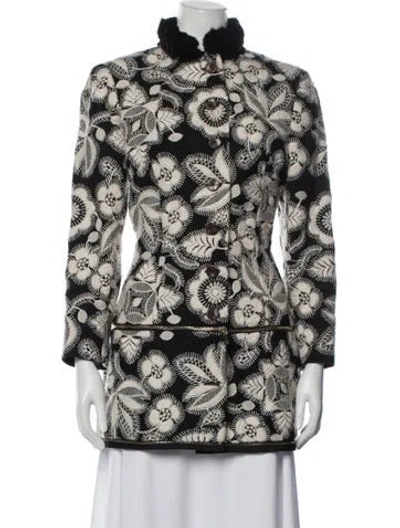 Pre-owned Alexander Mcqueen Vintage 2003 Coat In Neutrals