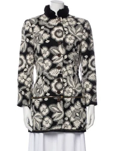 Pre-owned Alexander Mcqueen Vintage 2003 Fur Coat In White