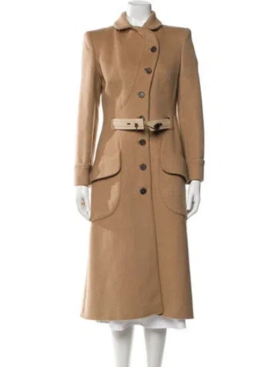 Pre-owned Alexander Mcqueen Vintage 2003 Trench Coat In Brown