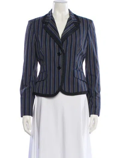 Pre-owned Alexander Mcqueen Vintage 2005 Blazer In Blue
