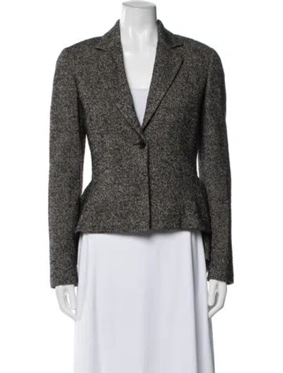 Pre-owned Alexander Mcqueen Vintage 2005 Blazer In Gray