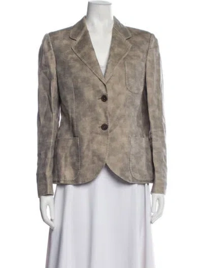 Pre-owned Alexander Mcqueen Vintage 2005 Blazer In Neutral