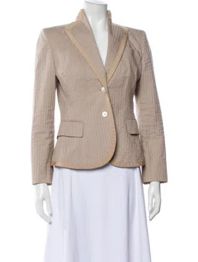 Pre-owned Alexander Mcqueen Vintage 2005 Blazer In Neutral