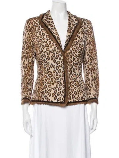Pre-owned Alexander Mcqueen Vintage 2005 Jacket In Brown