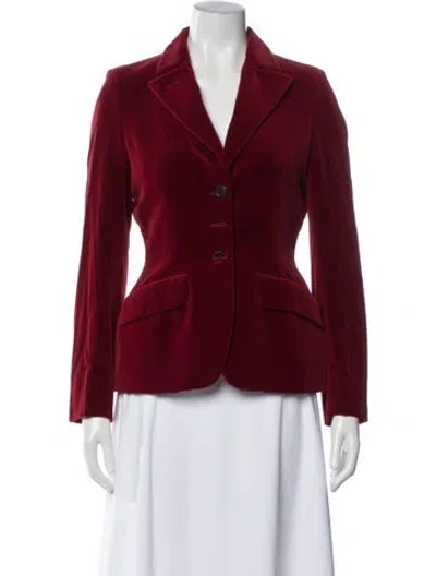 Pre-owned Alexander Mcqueen Vintage 2006 Blazer In Red