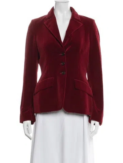 Pre-owned Alexander Mcqueen Vintage 2006 Blazer In Red