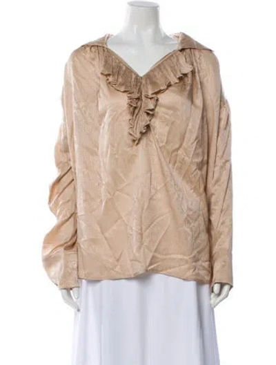 Pre-owned Alexander Mcqueen Vintage 2006 Blouse In Neutral