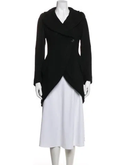 Pre-owned Alexander Mcqueen Vintage 2006 Coat In Black