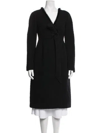 Pre-owned Alexander Mcqueen Vintage 2006 Coat In Black