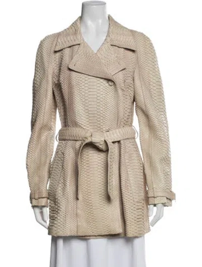 Pre-owned Alexander Mcqueen Vintage 2006 Trench Coat In Neutral