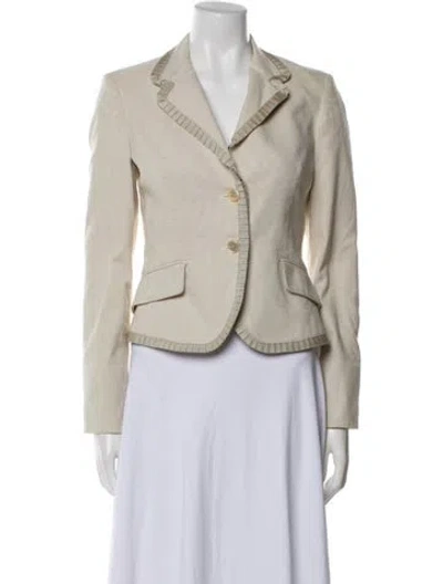 Pre-owned Alexander Mcqueen Vintage 2007 Blazer In Neutral