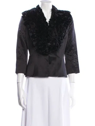 Pre-owned Alexander Mcqueen Vintage 2007 Evening Jacket In Black