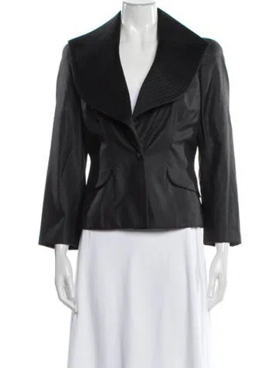 Pre-owned Alexander Mcqueen Vintage 2007 Evening Jacket In Gray