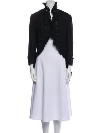 Pre-owned Alexander Mcqueen Vintage 2008 Evening Jacket In Black