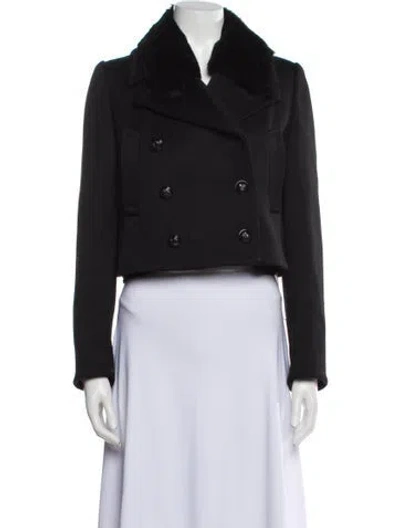 Pre-owned Alexander Mcqueen Vintage 2008 Fur Jacket In Black